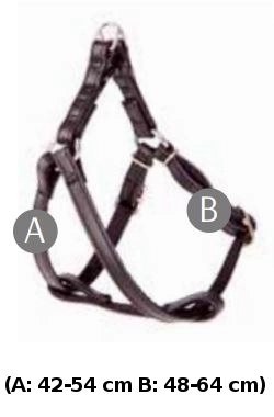 Dingo Szelki Typu Step-In Z Taśmy Dla Psa Czerwone Rozmiar 60