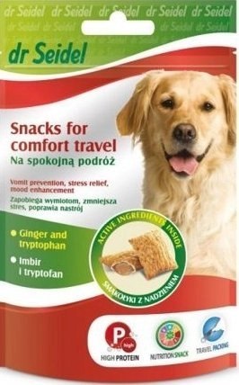 Laboratorium DermaPharm Dr Seidel Smakołyki Na Spokojną Podróż Dla Psów 90g