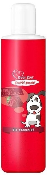 OVER ZOO Szampon Frutti Power Truskawkowy Dla Szczeniąt 200ml