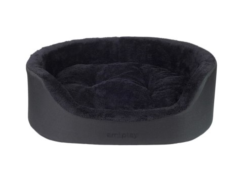 AMIPLAY Legowisko Elipsa Aspen Czarne M