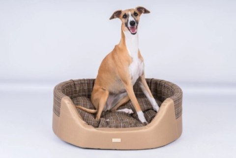 AMIPLAY Legowisko Elipsa Venus Srebrne L