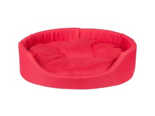 AMIPLAY Legowisko Owalne Basic Czerwone XXXL