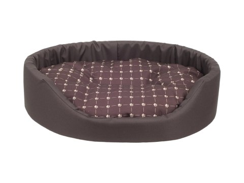 AMIPLAY Legowisko Owalne Fun Brązowe XS