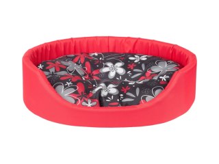 AMIPLAY Legowisko Owalne Fun Czerwone L