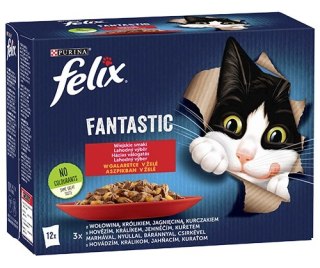 Felix Fantastic Wiejskie Smaki W Galaretce 12x85g