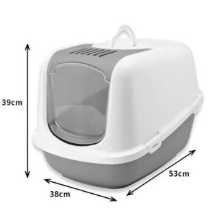 Moderna Toaleta Z Filtrem I Łopatką Komoda Czerwona