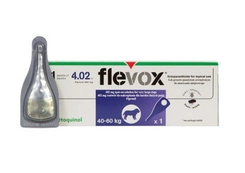 Vetoquinol Flevox XL Na Pchły I Kleszcze Dla Psów 40-60kg 1x4,02ml