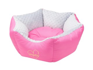 AMIPLAY Korona 2w1 Babydoll Jasnoszare L