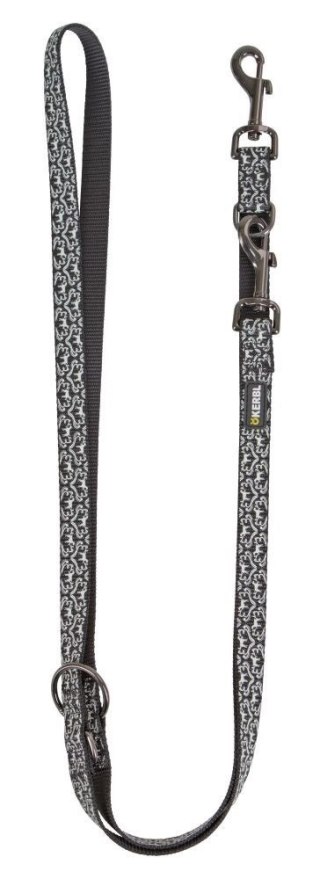 KERBL Smycz Shiny Night Z Nadrukiem Fluorescencyjnym 200cmx20mm