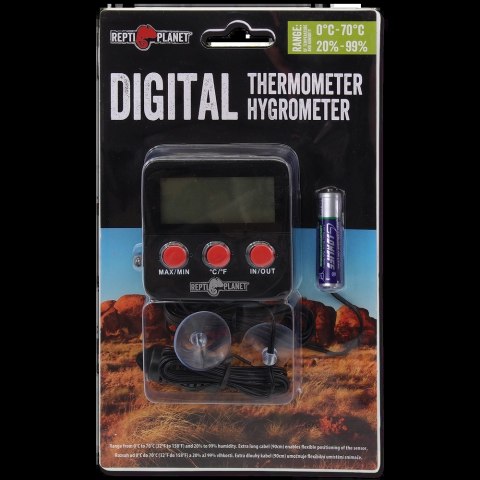 REPTI PLANET Termometr/Higrometr LCD Zewnętrzny