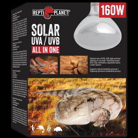REPTI PLANET Żarówka Solar UVA & UVB 160W
