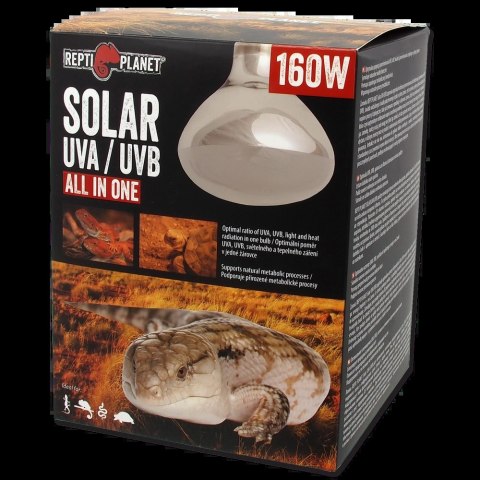 REPTI PLANET Żarówka Solar UVA & UVB 160W