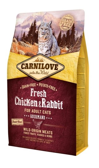 Carnilove Cat Fresh Chicken Rabbit Gourmand For Adult 6kg