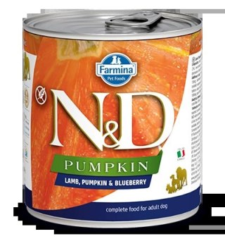 Farmina N&D Pumpkin Grain Free Canine Lamb Pumpkin & Blueberry Adult 285g