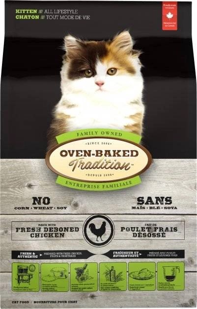 Oven Baked Tradition Cat Food Kittens Of All Life Style With Chicken 1,13kg