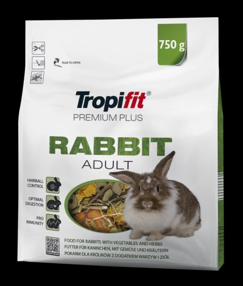 Tropifit Premium Plus Rabbit Adult 750g