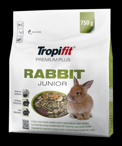Tropifit Premium Plus Rabbit Junior 750g