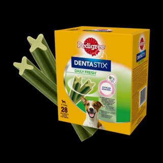 PEDIGREE® DentaStix™ Daily Fresh - karma uzupełniająca o smaku kurczaka, dla psów małych ras- 4x110g