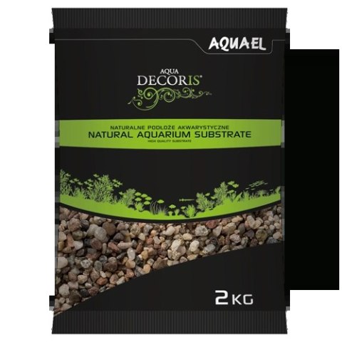 AQUAEL Żwir Naturalny Wielobarwny 3-5mm 2kg