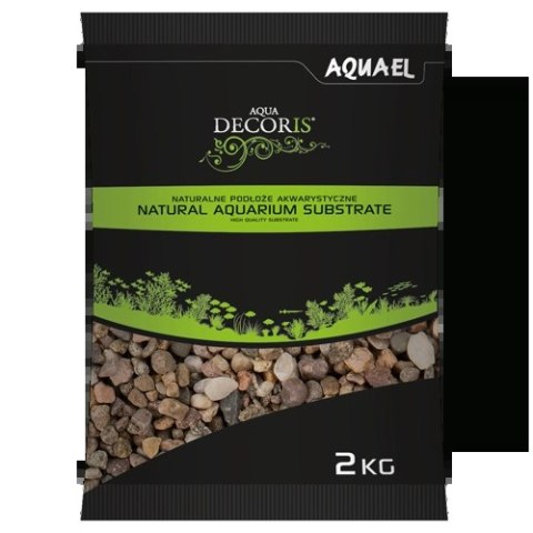 AQUAEL Żwir Naturalny Wielobarwny 5-10mm 2kg