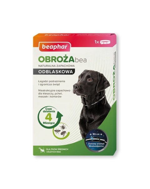 BEAPHAR Bea Obroża Refleksyjna Na Kleszcze I Pchły Dla Psa 65cm