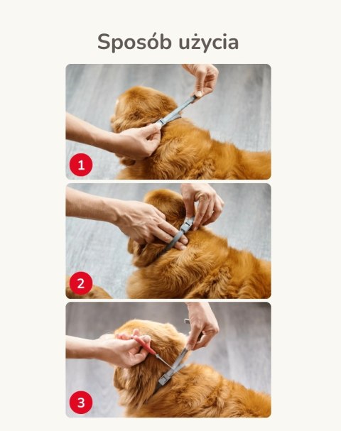 BEAPHAR Bea Obroża Refleksyjna Na Kleszcze I Pchły Dla Psa 65cm