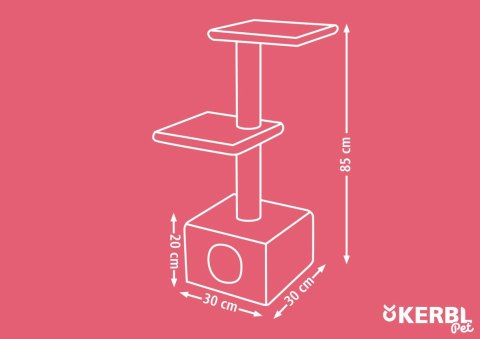 KERBL Drapak Dla Kota Venus Sweet Beżowy 85cm