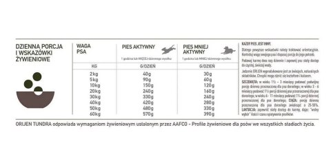 ORIJEN Tundra Dog 6kg