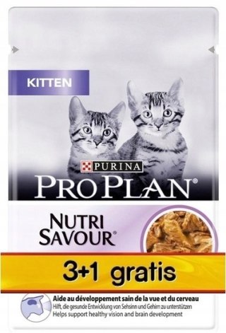 Purina Pro Plan Junior Indyk 4x85g (3+1 GRATIS)