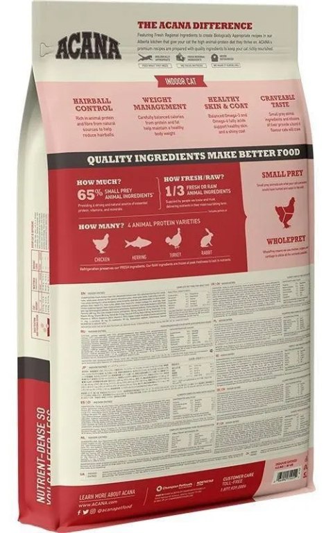 Acana Indoor Entree Cat 4,5kg