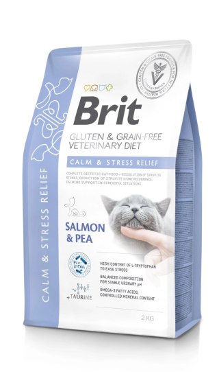 Brit GF Veterinary Diets Cat Calm & Stress Relief 2kg