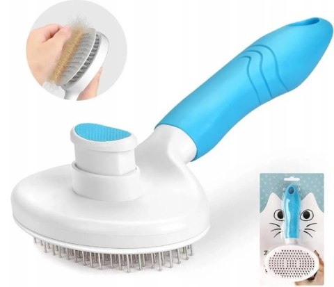 Nuxie Szczotka do sierści dla psa kota samoczyszcząca