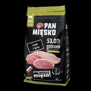 PAN MIĘSKO Indyk Z Gęsią S Dla Kota 10kg