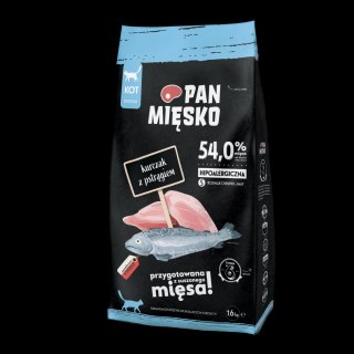 PAN MIĘSKO Kurczak Z Pstrągiem S Dla Kota 1,6kg