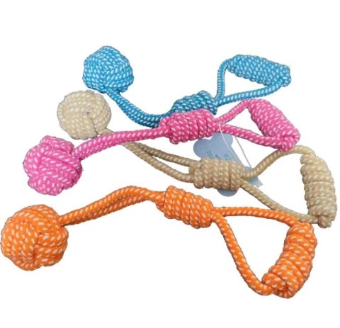 Zabawka dla psa sznur bawełniany szarpak 30cm