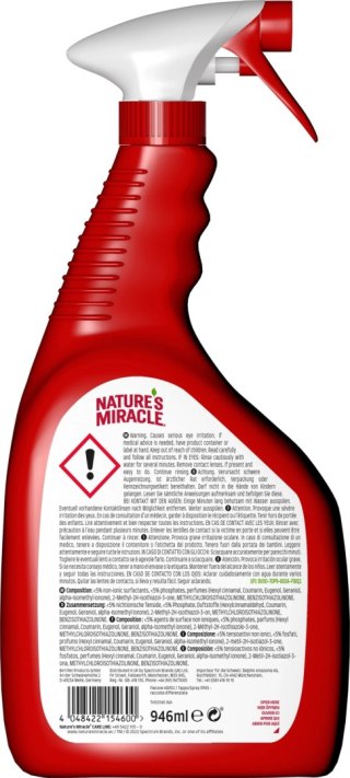 Nature's Miracle ULTIMATE Stain & Odour Remover CAT 946 Ml