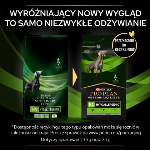 PRO PLAN Veterinary Diets HA Hypoallergenic Karma Sucha dla Psa 7 kg