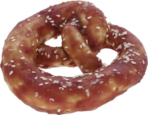 Precel XXL z surowej skóry z kaczką 10x10 cm 75 g