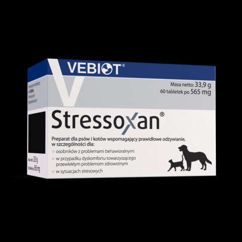 Vebiot Stressoxan Suplement Dla Psa 60 Tabletek