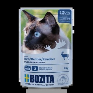 Bozita Kawałki W Galaretce Z Reniferem Dla Kota 85 g.