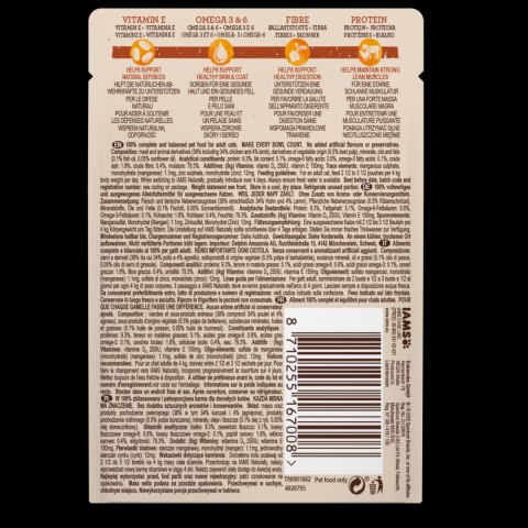 IAMS Naturally Z Kurczakiem I Jagnięciną Nowozelandzką W Sosie 85g