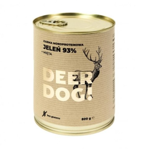 Deer Dog 6 x 800g MIX smaków puszka karma mokra dla psa DZICZYZNA