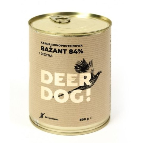 Deer Dog 6 x 800g MIX smaków puszka karma mokra dla psa DZICZYZNA