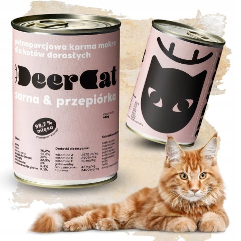 Deer Cat Sarna i przepiórka 400g