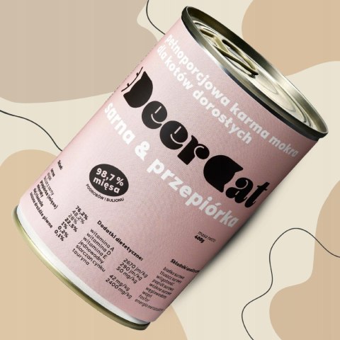 Deer Cat Sarna i przepiórka 400g