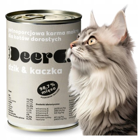 Deer Cat dzik i kaczka 400g