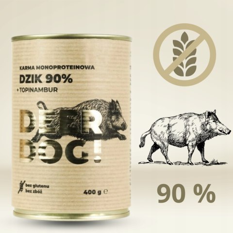 Deer Dog Dzik z topinamburem 400g puszka