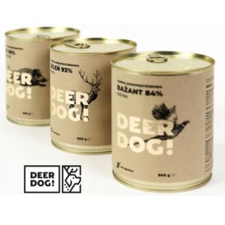 Deer Dog Dzik z topinamburem 800g puszka mokra karma NATURA DZICZYZNA