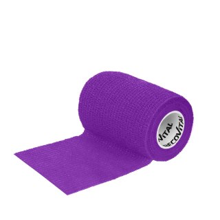 Bandaż kohezyjny 7,5 cm x 4,5m fioletowy GORZKI