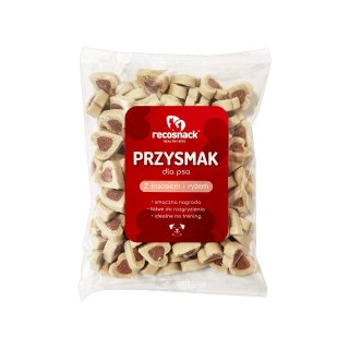 Przysmak z łososiem i ryżem